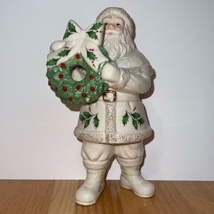 Lenox Holiday Santa with Wreath